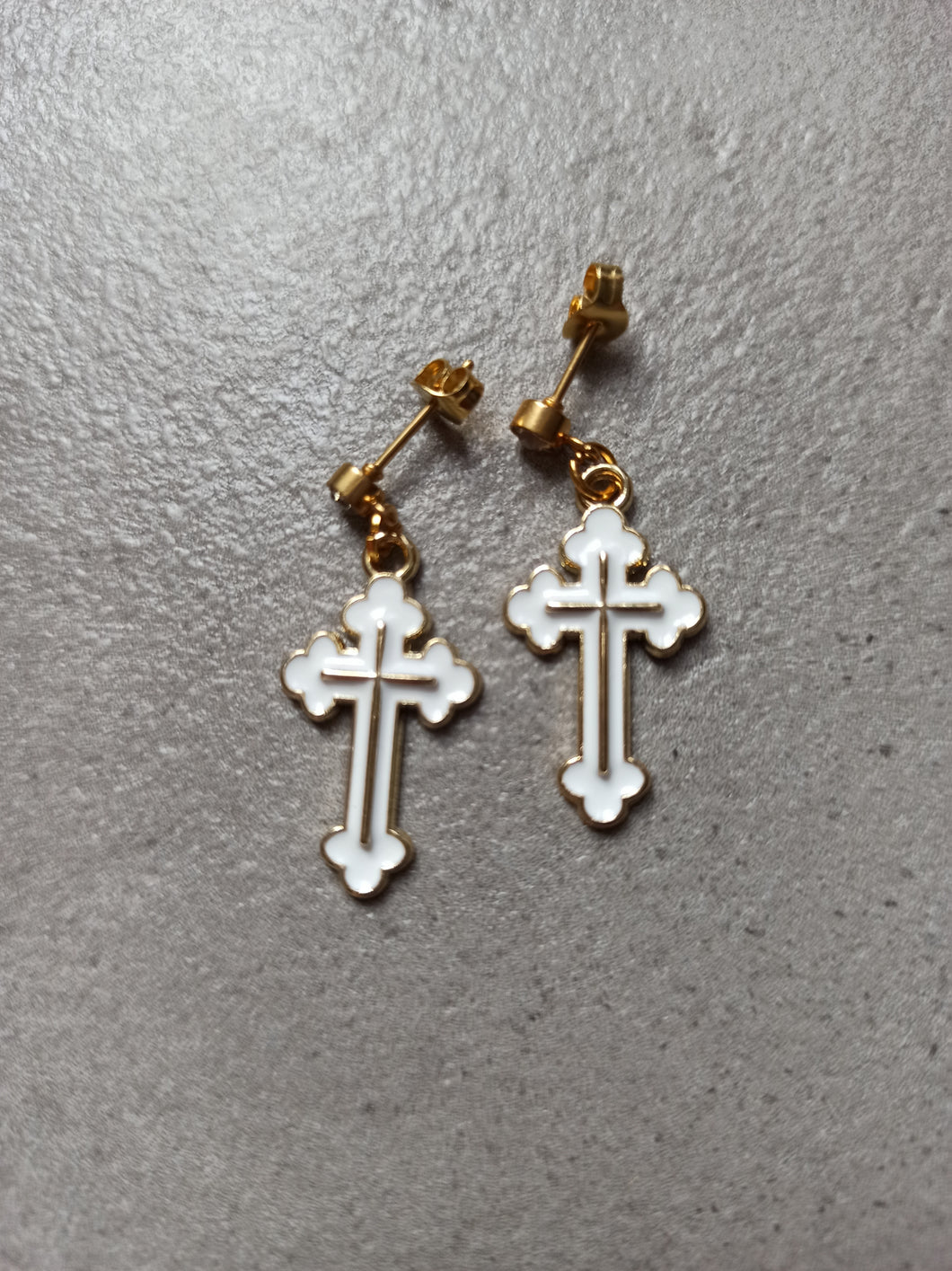 Boucle d’oreilles croix